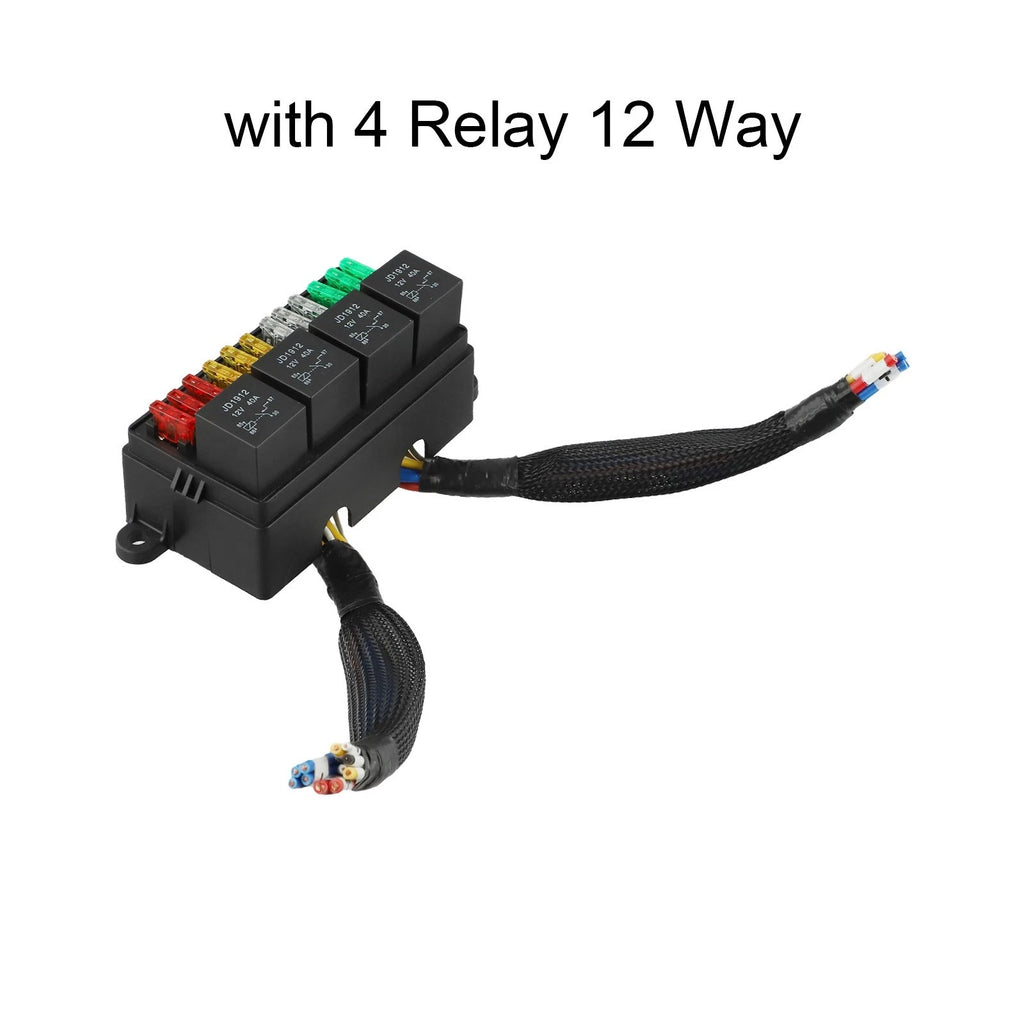 Waterproof Wired Fuse Relay Box for Automotive Applications
