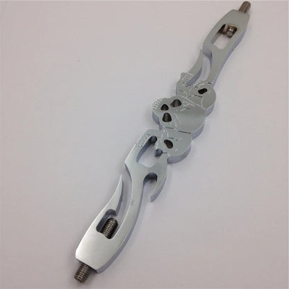 Chrome Skull Shift Linkage for Harley Davidson Softail (FXDWG, FLHR, FLHT, FLT)