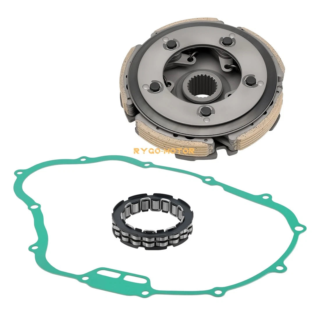 Centrifugal Wet Clutch & Bearing & Gasket for Honda Fourtrax TRX300 (1988–2000)