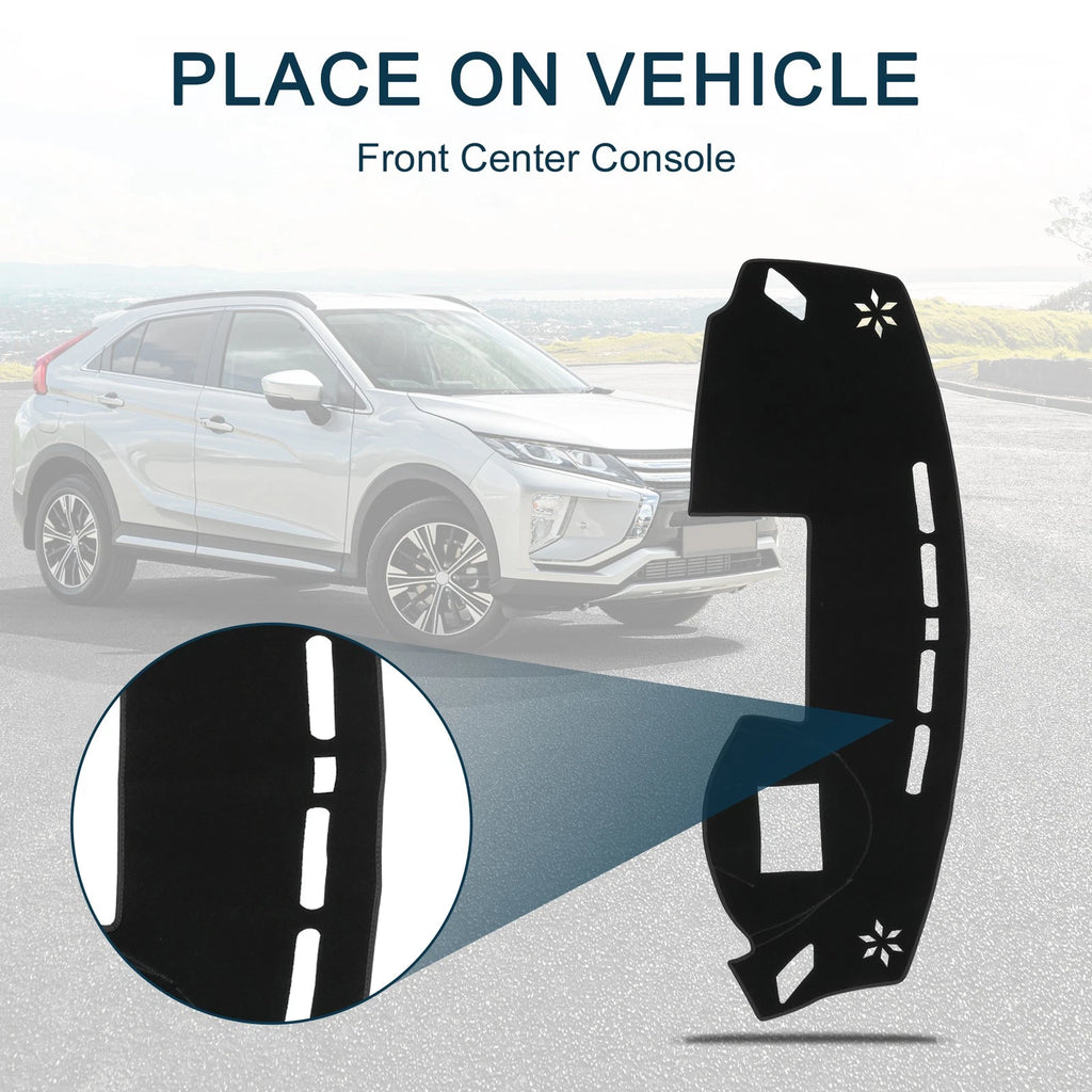 Dashboard Dash Cover Mat Front Replacement for Mitsubishi Eclipse Cross (2017–2022)