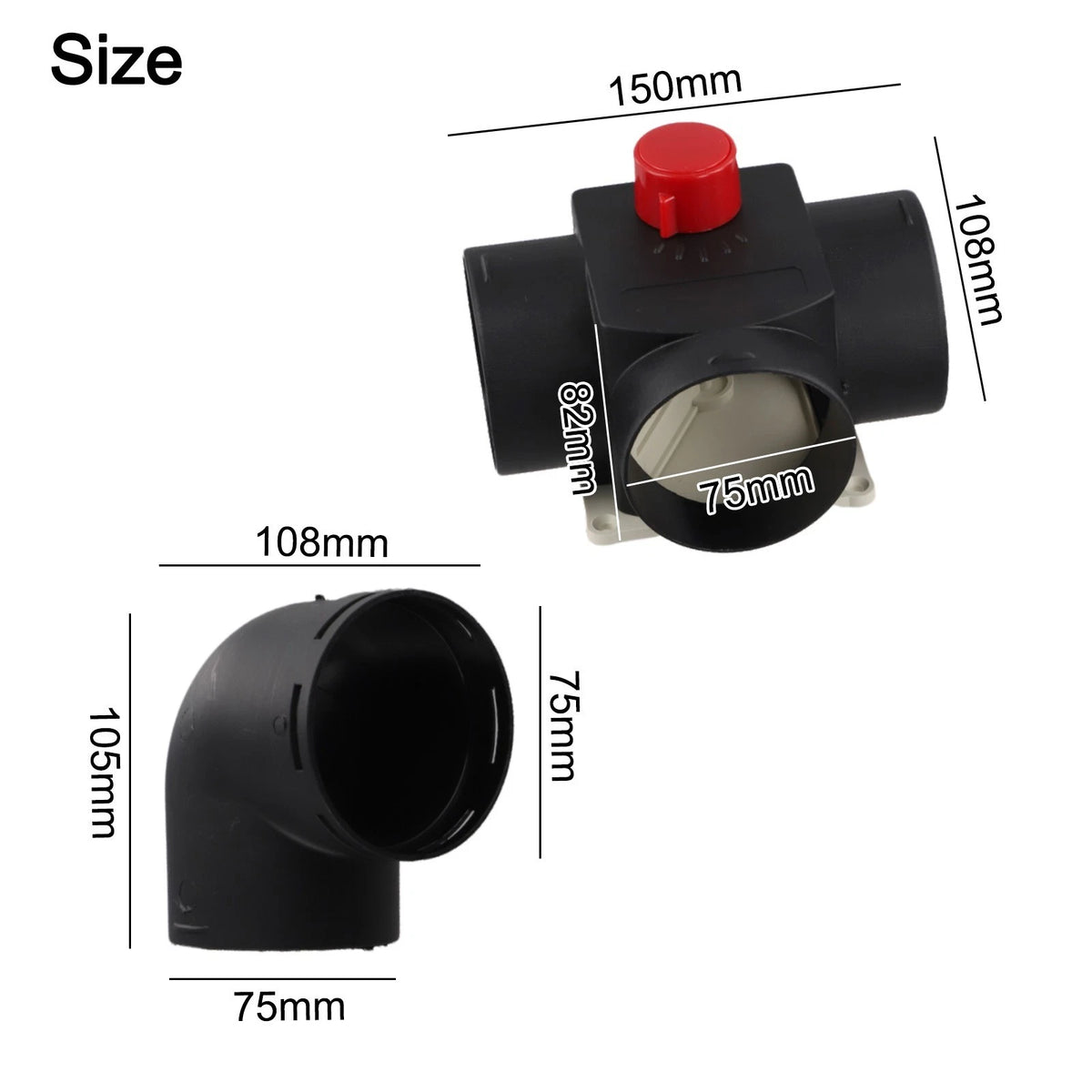 75MM Air Diesel Heater Ducting for Easy Installation