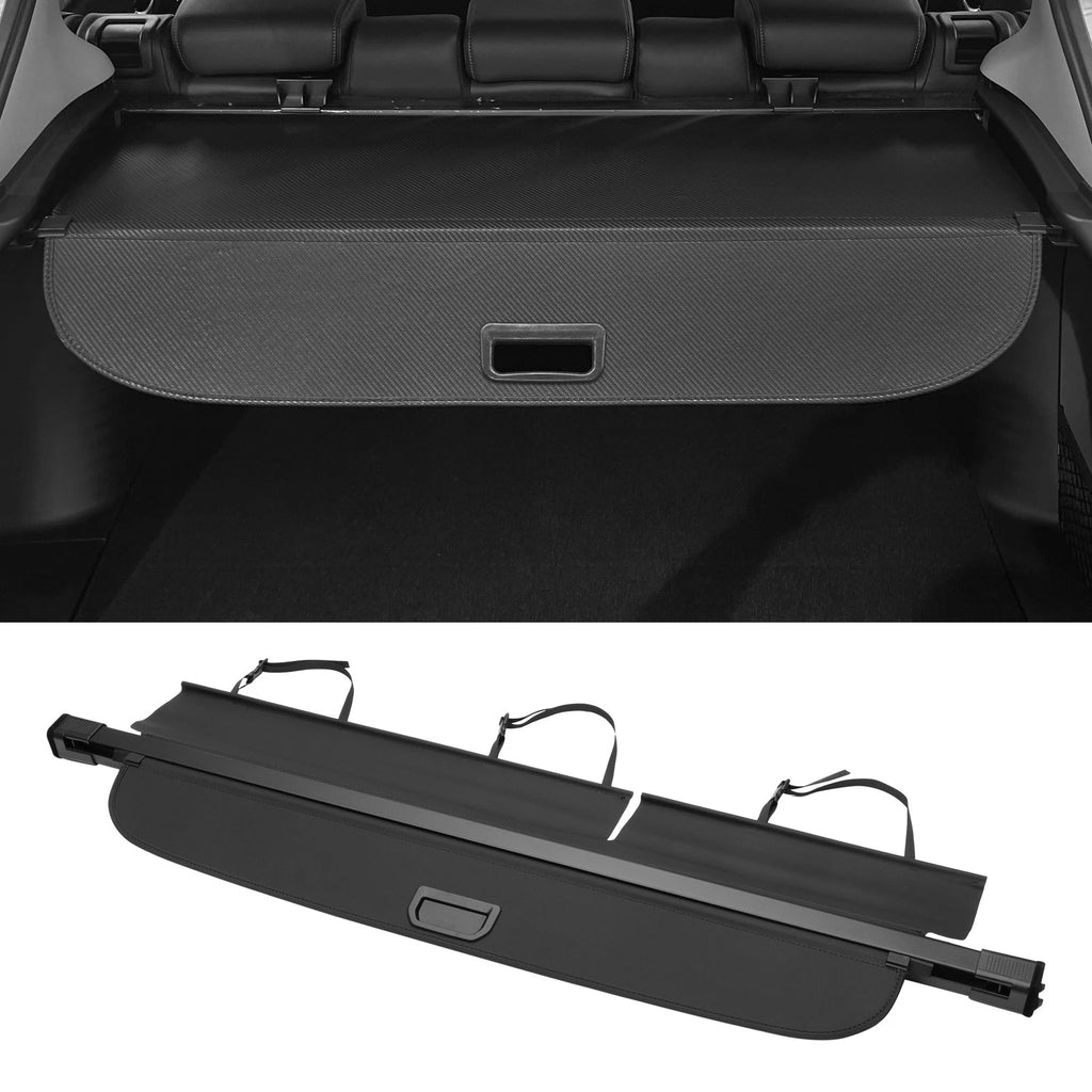 Retractable Cargo Cover for Audi Q7 2016–2023 Rear Trunk Parcel Shelf Gloss Black