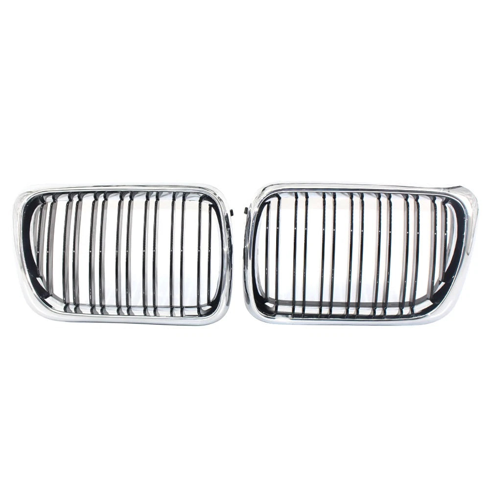 2X Front Hood Kidney Grille for BMW 3-Series E36 M3 (1996–1999)