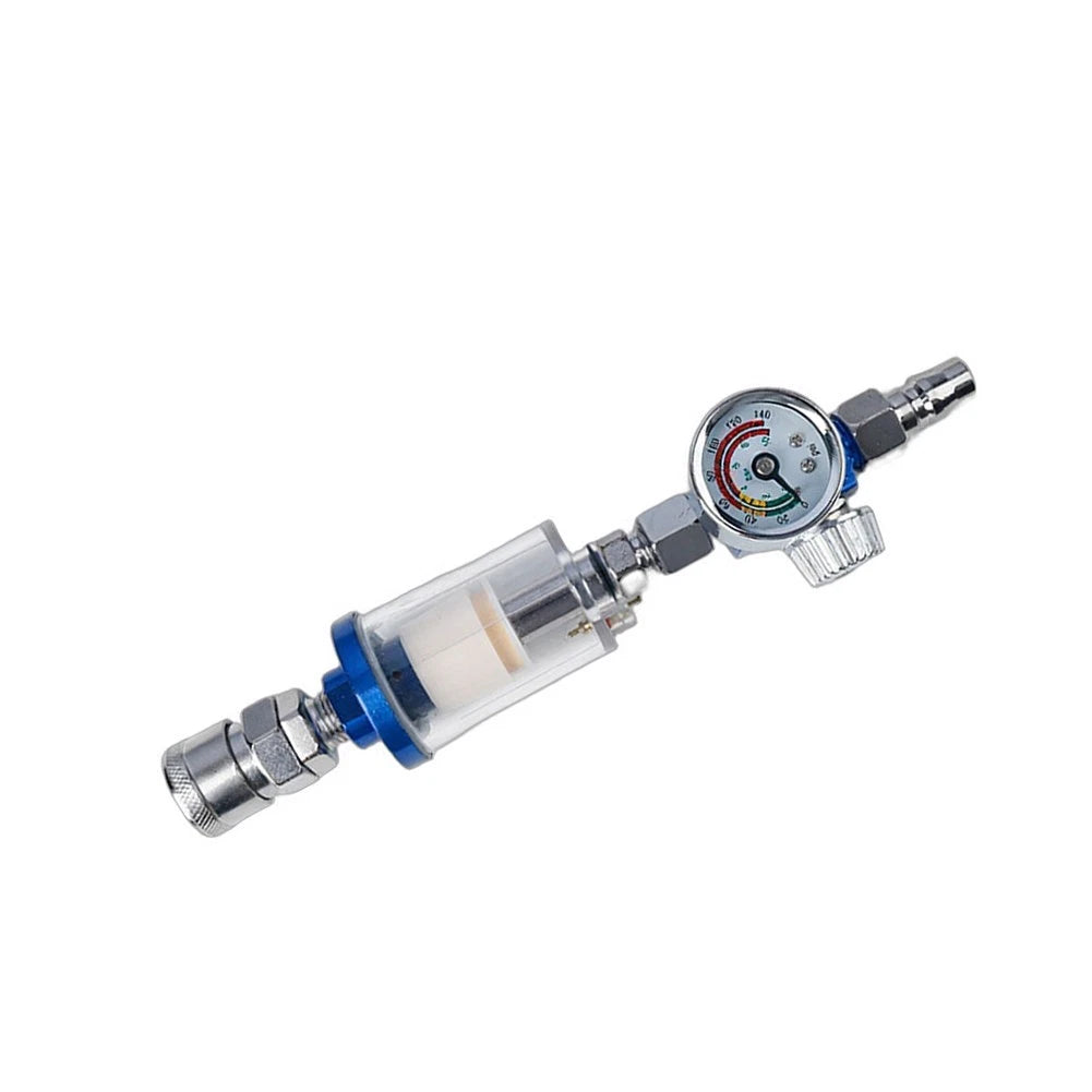 Copper Element Air Filter with Integrated Pressure Regulator and Gauge