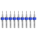 Set of 10 Carbide Rotary Bits for CNC Engraving