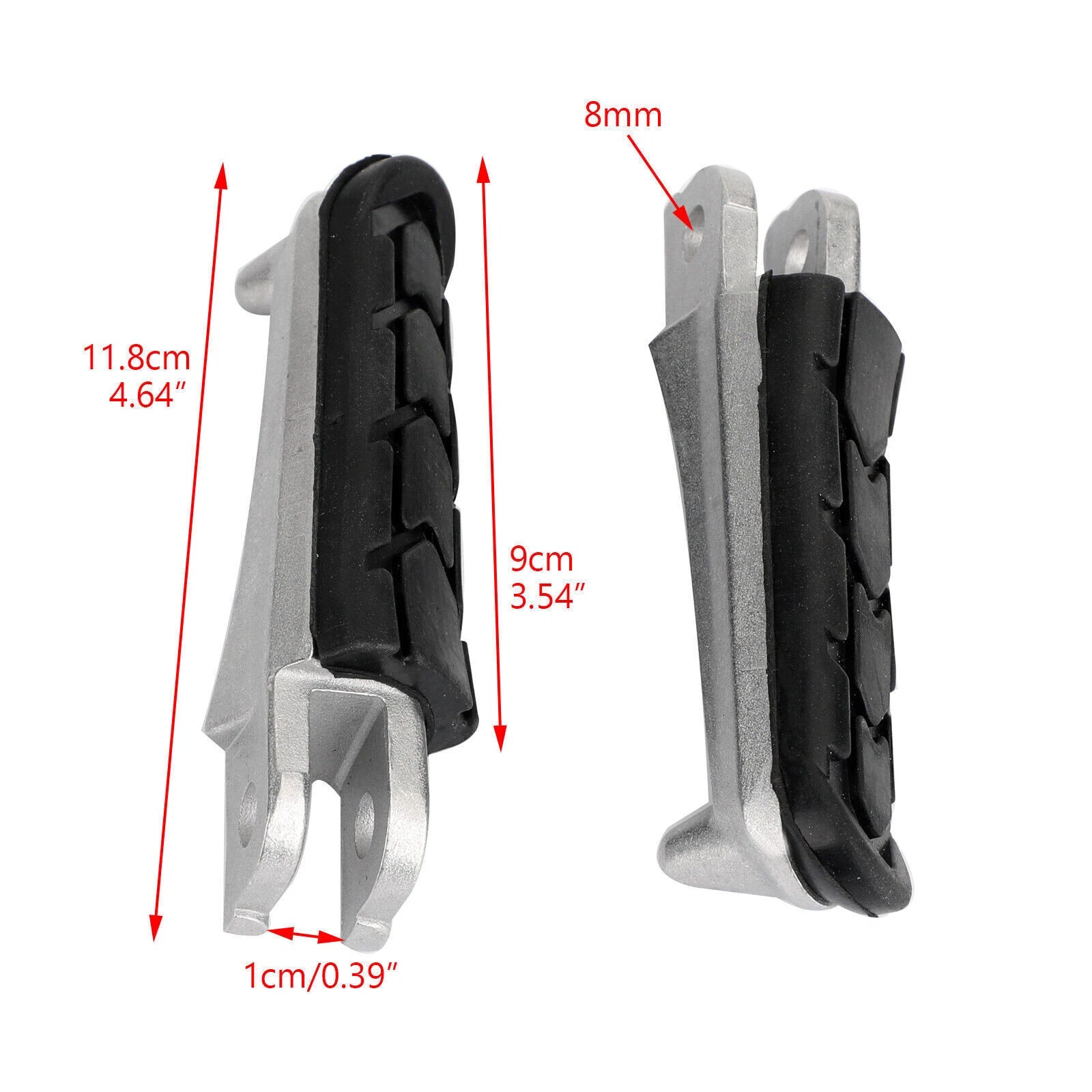 Foot Pegs for Honda 600 F4i, 900/929/954/1000 RR, VTX, Shadow, FZR, R1