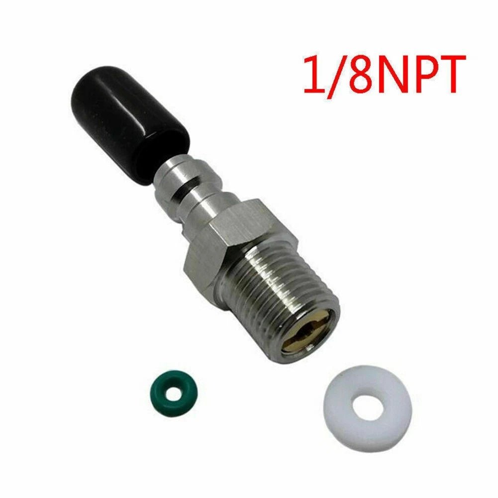 2X 1/8 NPT Quick Connector 8mm Male Coupler - Super Wear-resistant