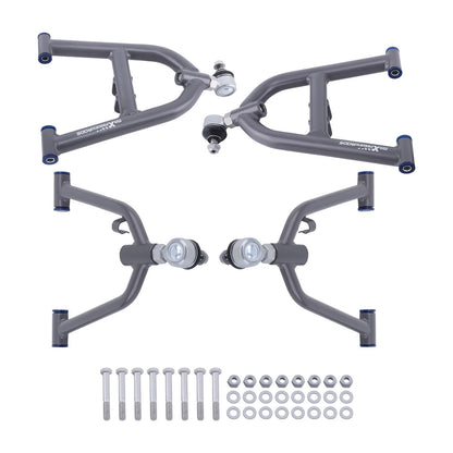 Set of 4 Front A-Arms for Yamaha Warrior 350 YFM350X (1989–2003)