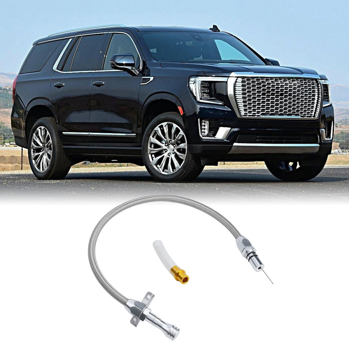 75CM Dipstick Transmission Flexible Maintaining Levels Silver Practical