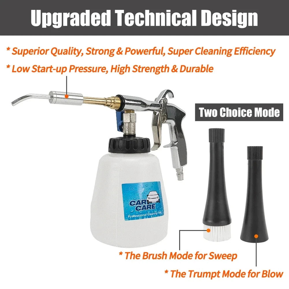 Rotating Hose Car Cleaning Pistol with Two Selectable Modes