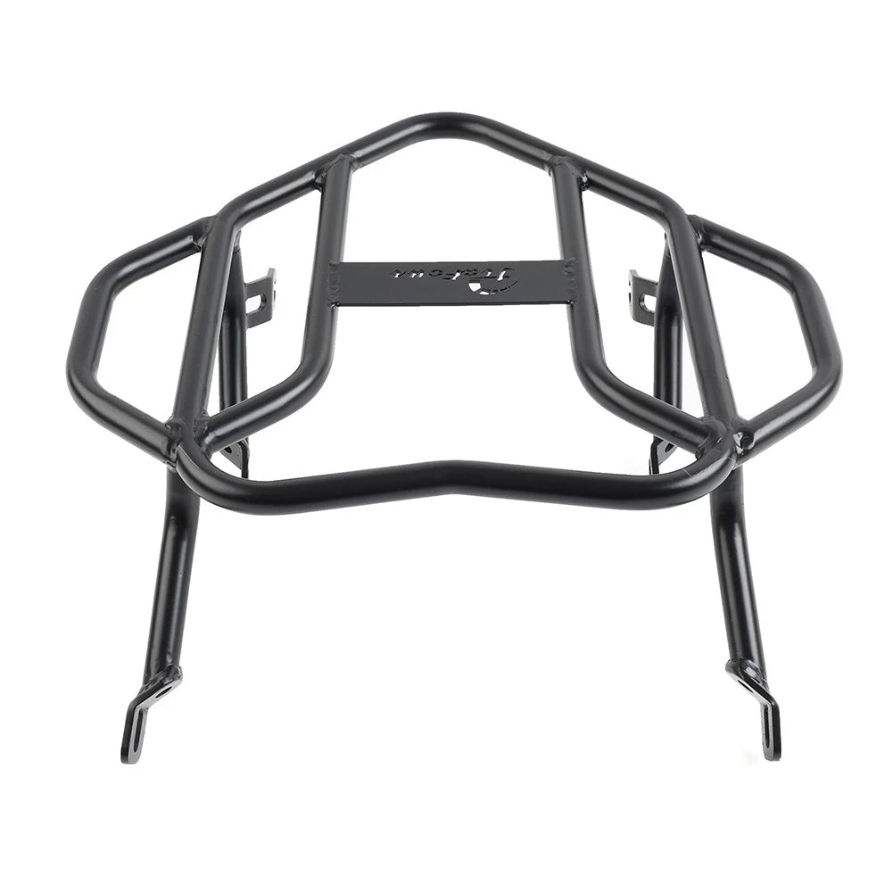 1x Black Iron Rear Luggage Rack for Suzuki DR650 (1996–2023)