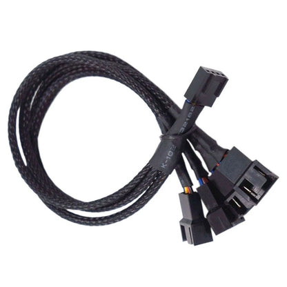 4-Pin PWM Fan Splitter Cable for Efficient PC Airflow Setup (26cm)