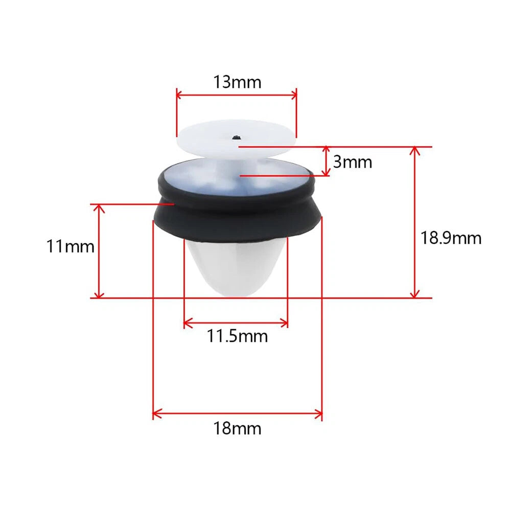 20 Pcs Wheel Arch Trim Clip for (7703077469)