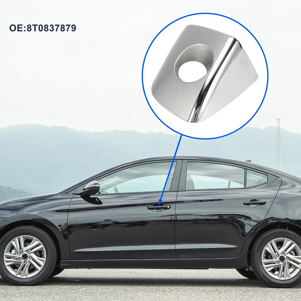 Front Left Door Handle Cover Lock Cap Replacement for Audi Q5 (2013–2017)