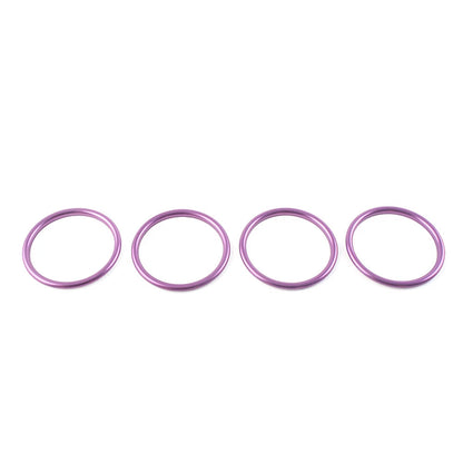 4x Air Condition Vent Outlet Inner Ring Trim For Audi A1 S1 8X 2010-2018 Purple