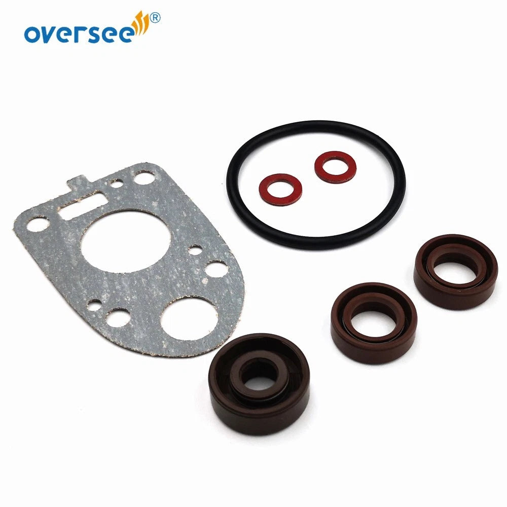 Lower Unit Gearbox Gasket Seal Kit for Yamaha 2T 3HP 3A 3B (6L5-W0001-21)