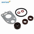 Lower Unit Gearbox Gasket Seal Kit for Yamaha 2T 3HP 3A 3B (6L5-W0001-21)