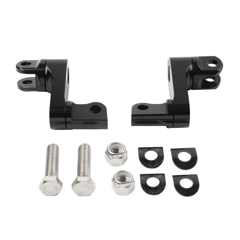 Footpeg Extensions for Harley Softail Dyna (2018–2023) - Black