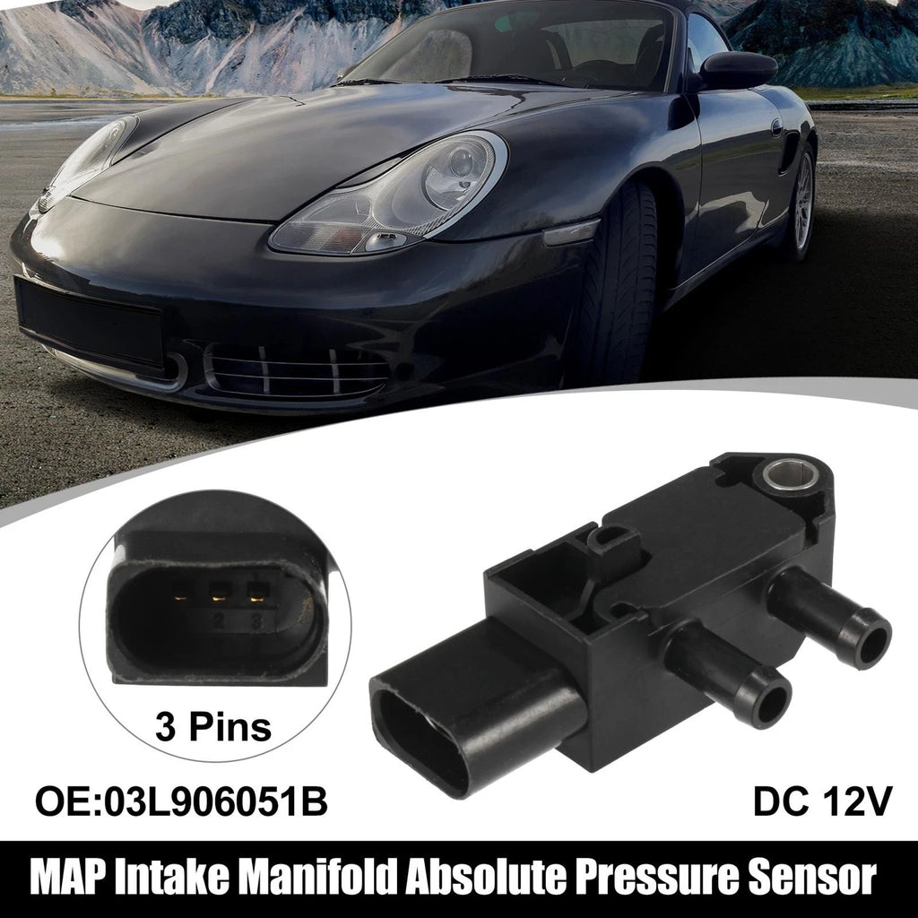 MAP Manifold Absolute Pressure Sensor Replacement for Volkswagen Audi (2005–2015)