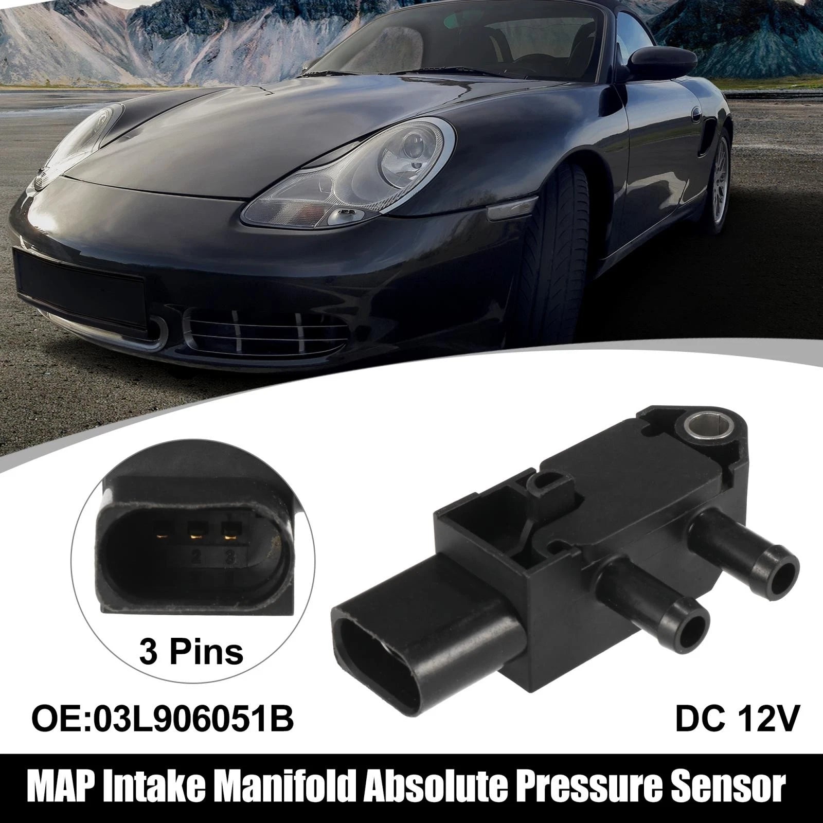 MAP Manifold Absolute Pressure Sensor Replacement for Volkswagen Audi (2005–2015)