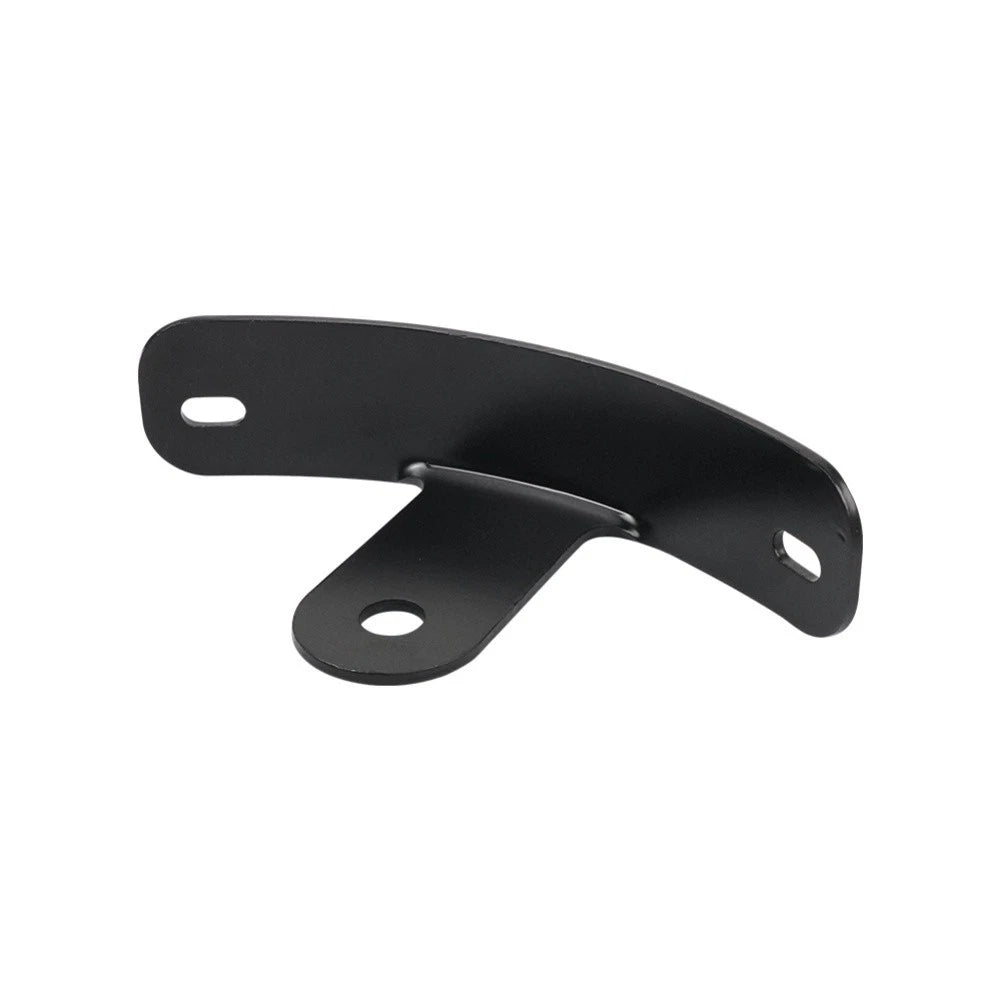 Rear License Plate Mount Bracket for Curved Side Support (12 Inch Steel)