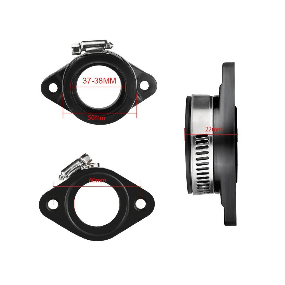 Carburetor Flange Adapter Intake Boot for PWK 32 34mm (Motorcycle)