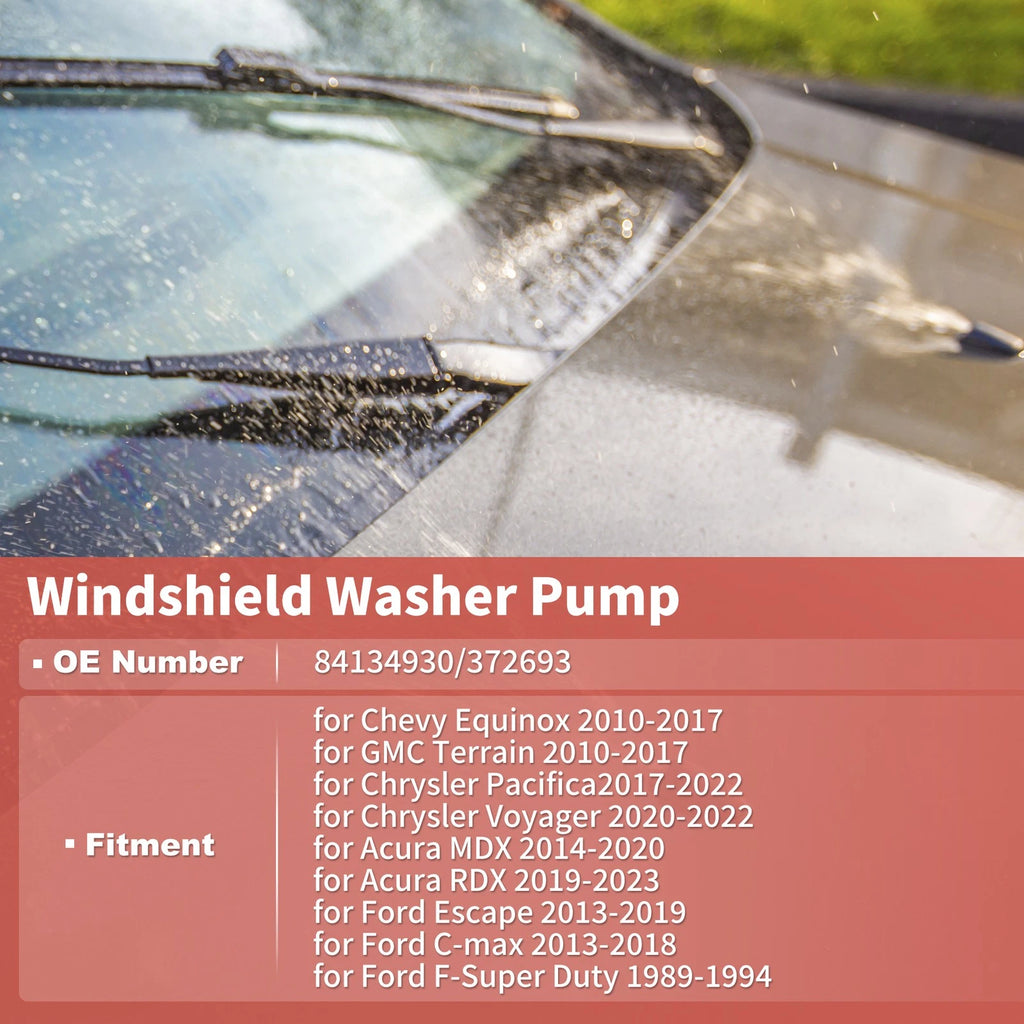 Windshield Washer Pump Replacement for Chevy Equinox (2018–2023)