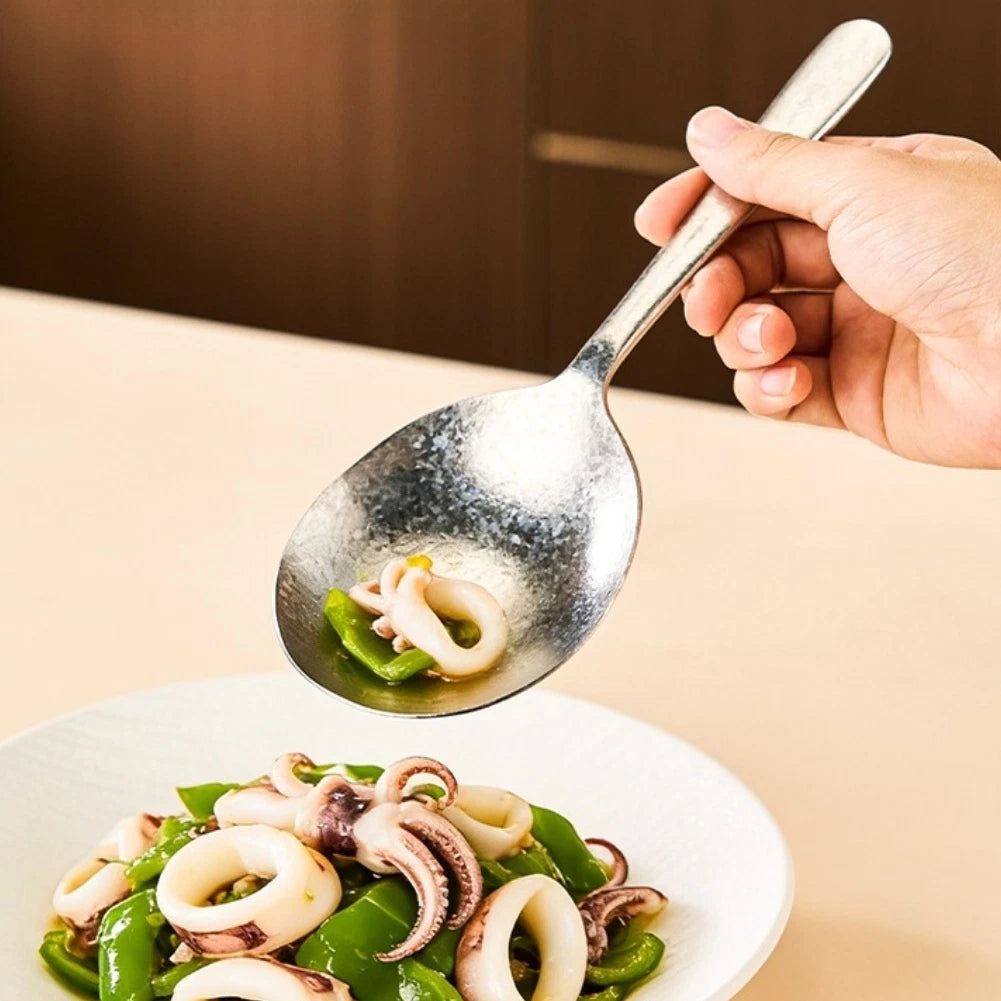 Pure Titanium Spoon for Cooking (20.5 cm x 8 cm)
