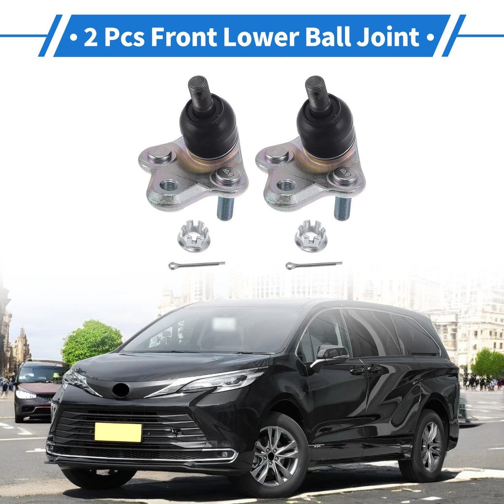2 Pcs Front Lower Ball Joints Replacement for Toyota Corolla (1996–2002)
