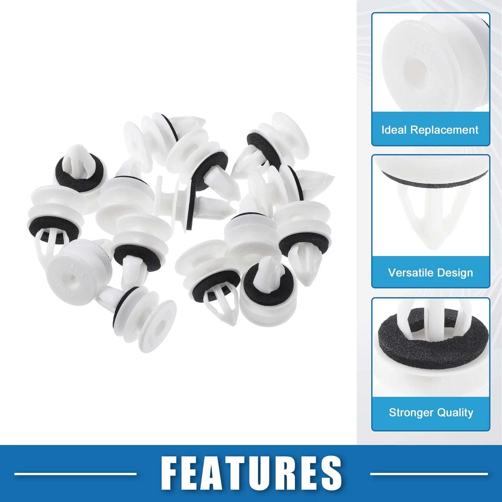 Door Panel Clips Replacement Kit for Chevrolet Plastic (2007–2014)