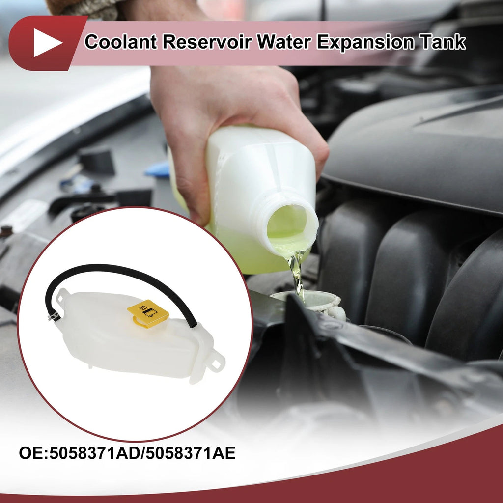 Coolant Expansion Tank with Cap for Chrysler 200 (2011–2014)