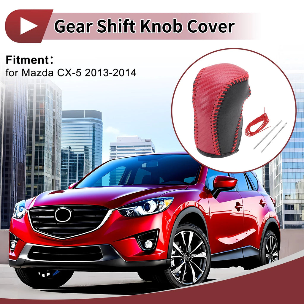 1 Pc Gear Shift Knob Cover Replacement for Mazda CX-5 (2013–2014)
