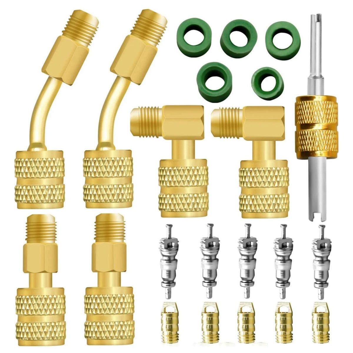R410A Adapter Kit for Mini Split Systems (5/16 to 1/4 Coupler)