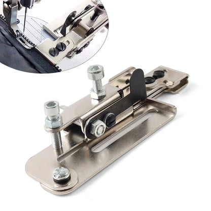 Adjustable Zipper Guide for Home and Industrial Sewing Machines