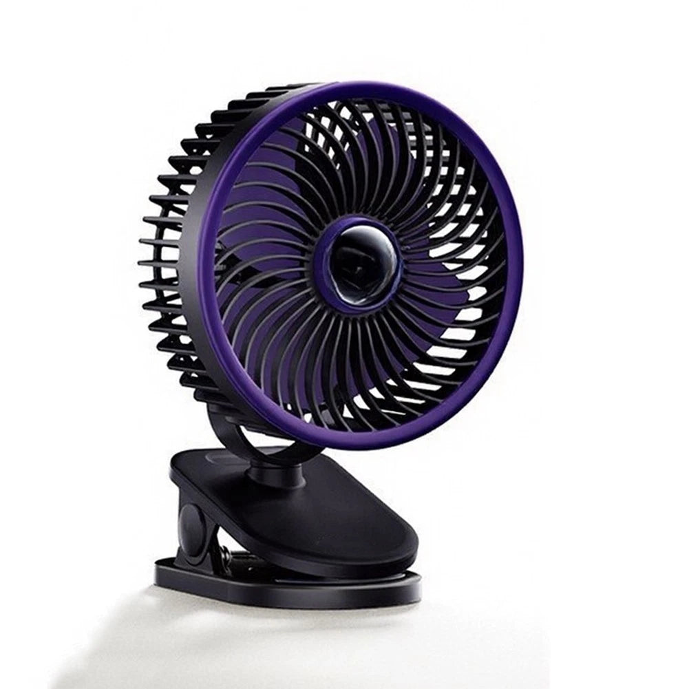 Mini Desk Fan with Digital Display for Home Office (No Part Numbers)