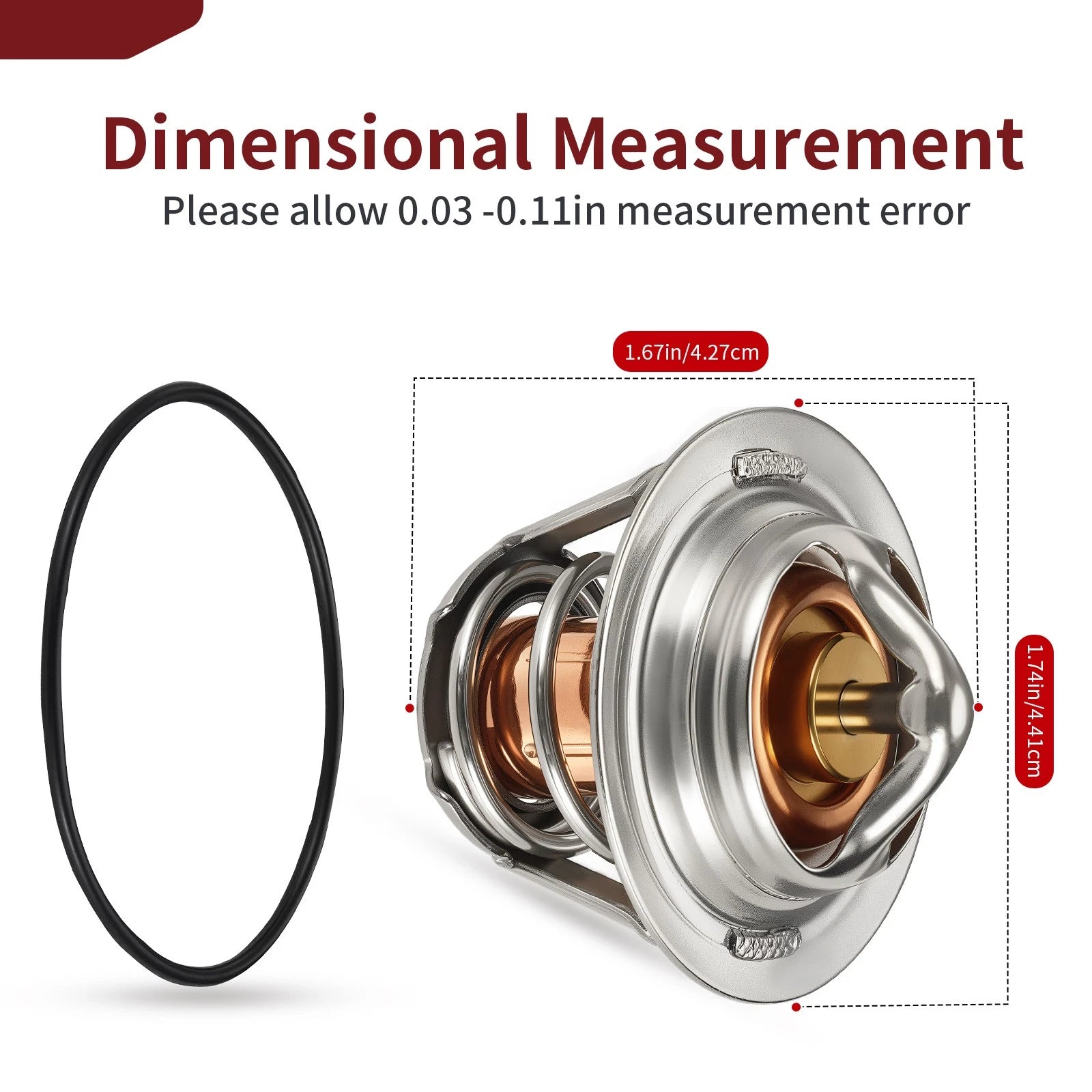 Thermostat & O-Ring for Honda Interceptor VFR700F VFR750F (1983–1986) 19300-ML7-003