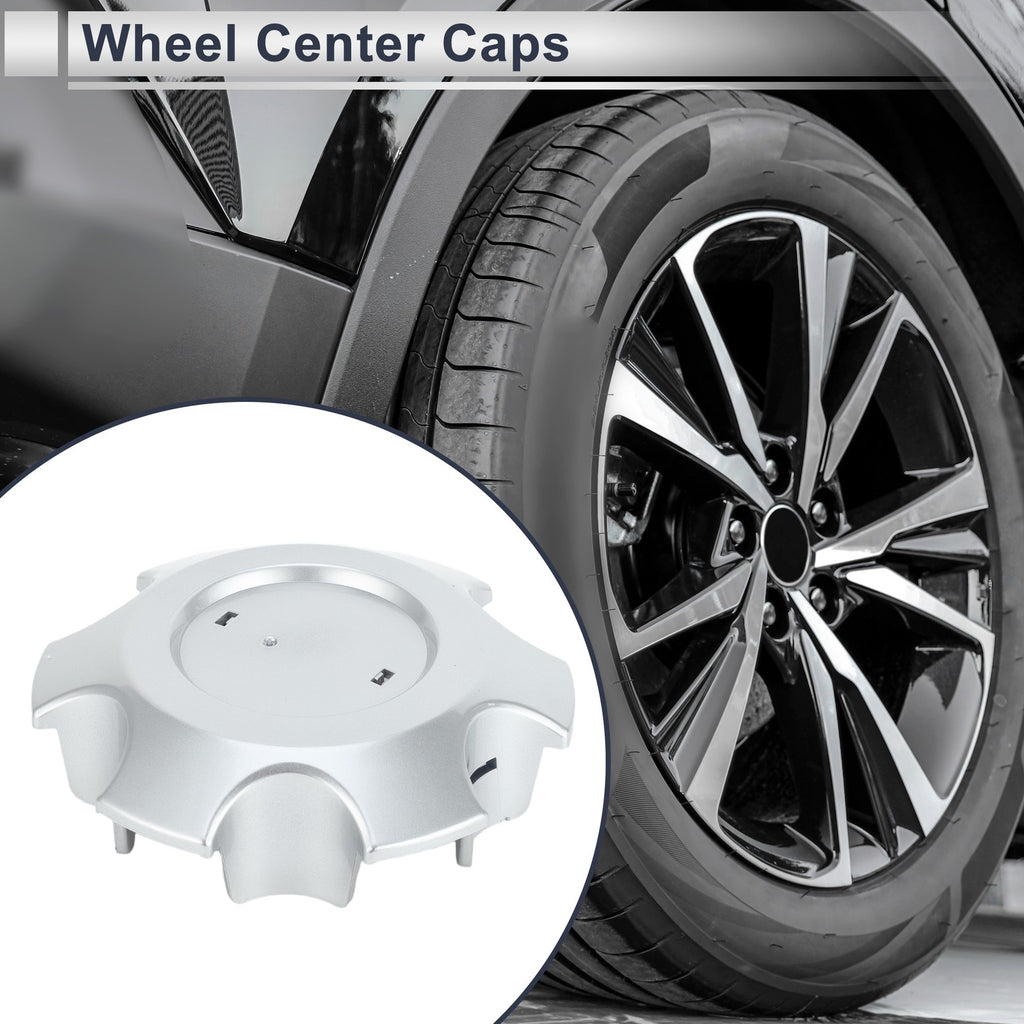 Wheel Center Cap Replacement for Toyota Hilux (2011–2015) Silver Plastic