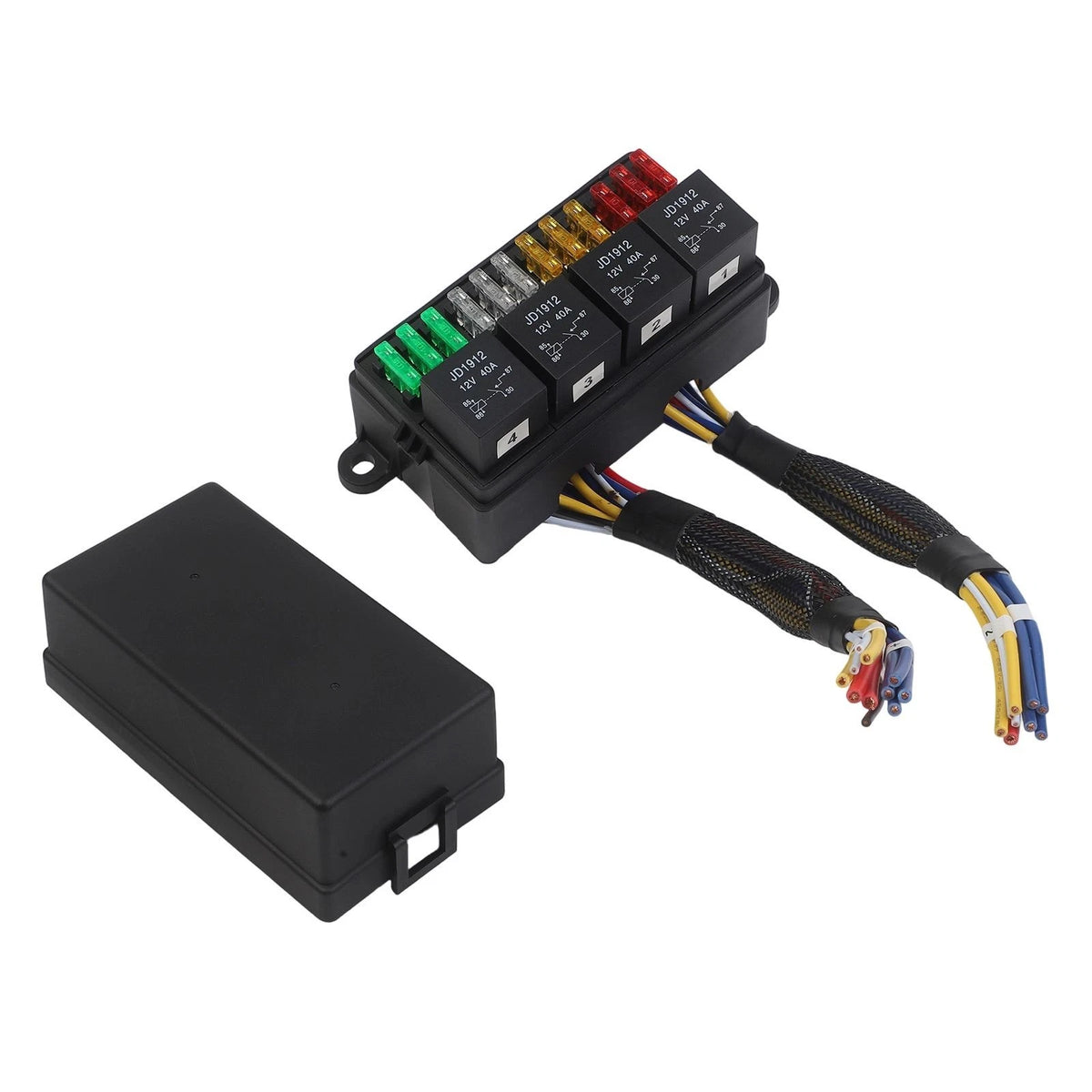 12-Way Fuse Relay Box for Automotive (12V)