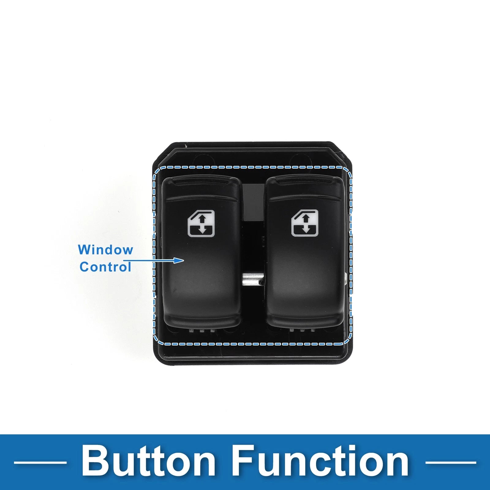 Front Passenger Side Power Window Switch Replacement for Chevrolet Aveo (2006–2011)