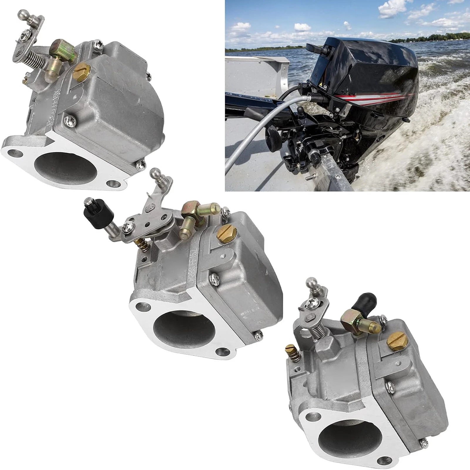 Carburetor for Mercury Marine 55 HP 60 HP (2-Stroke) (821854T4 821854T5 821854T6)