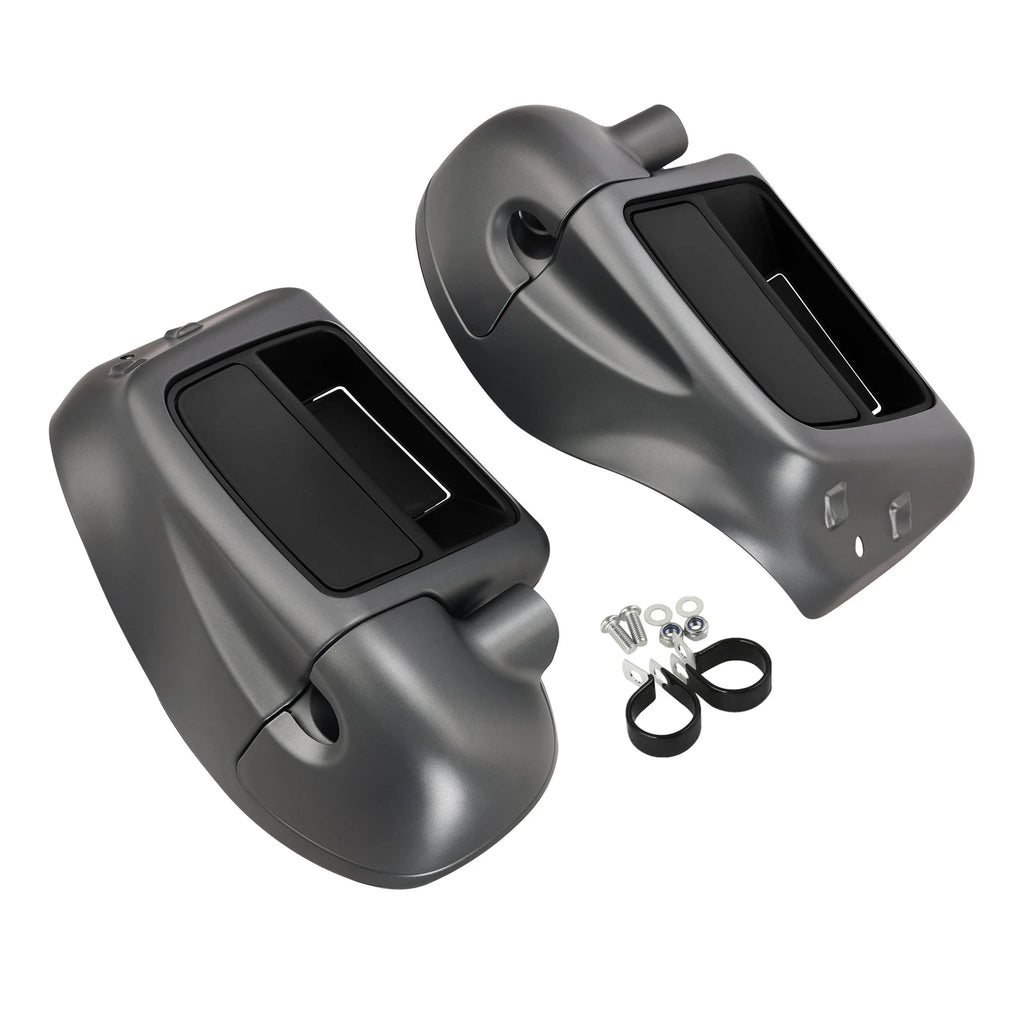 Lower Vented Fairings for Harley Electra Glide (2014–2025) Charcoal Denim