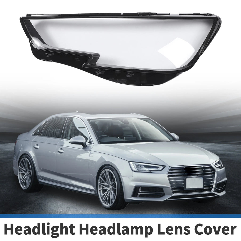 Front Left Headlight Lens Cover Replacement for Audi A4 (2016–2019)