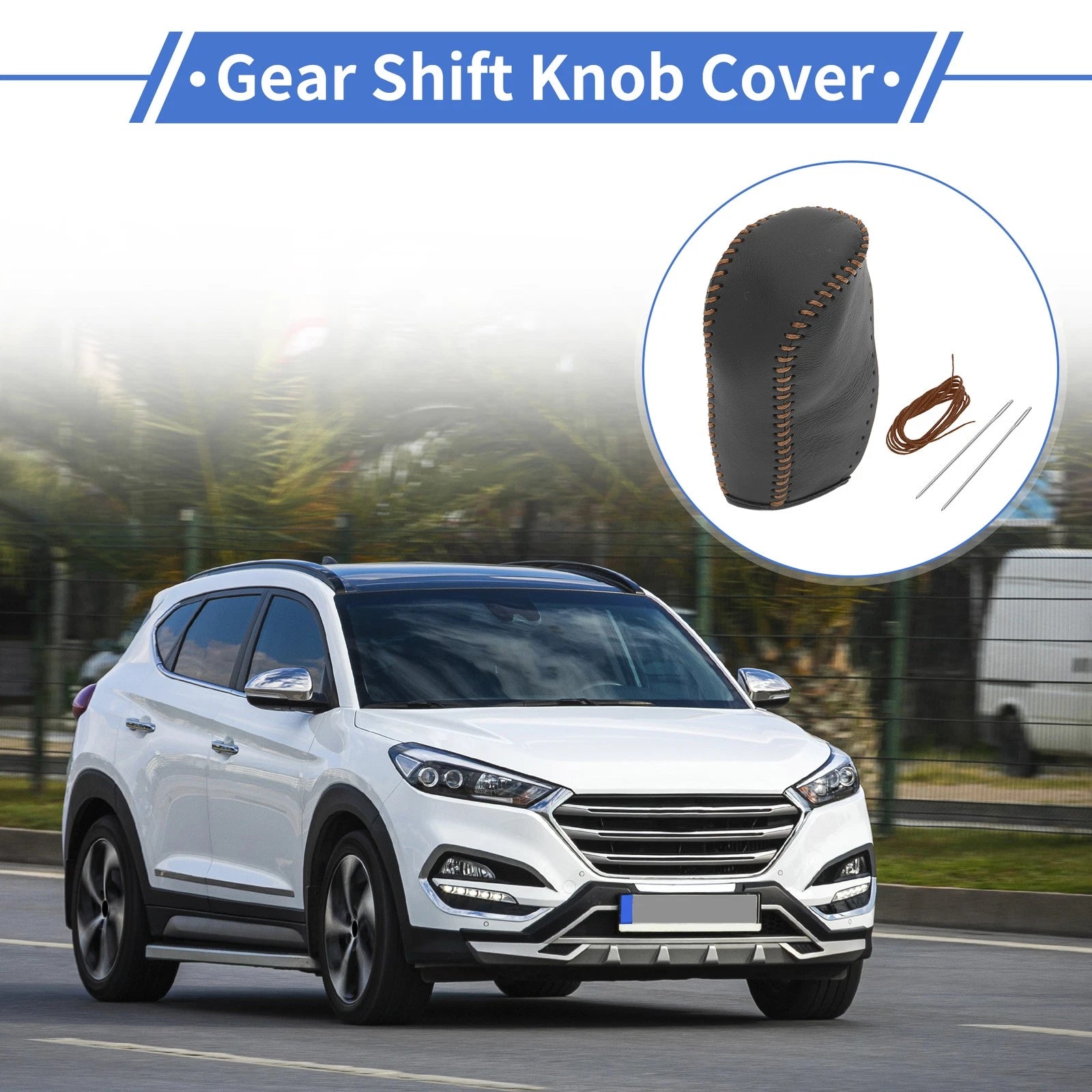 Gear Shift Knob Cover Replacement for Hyundai Tucson (2010–2013)