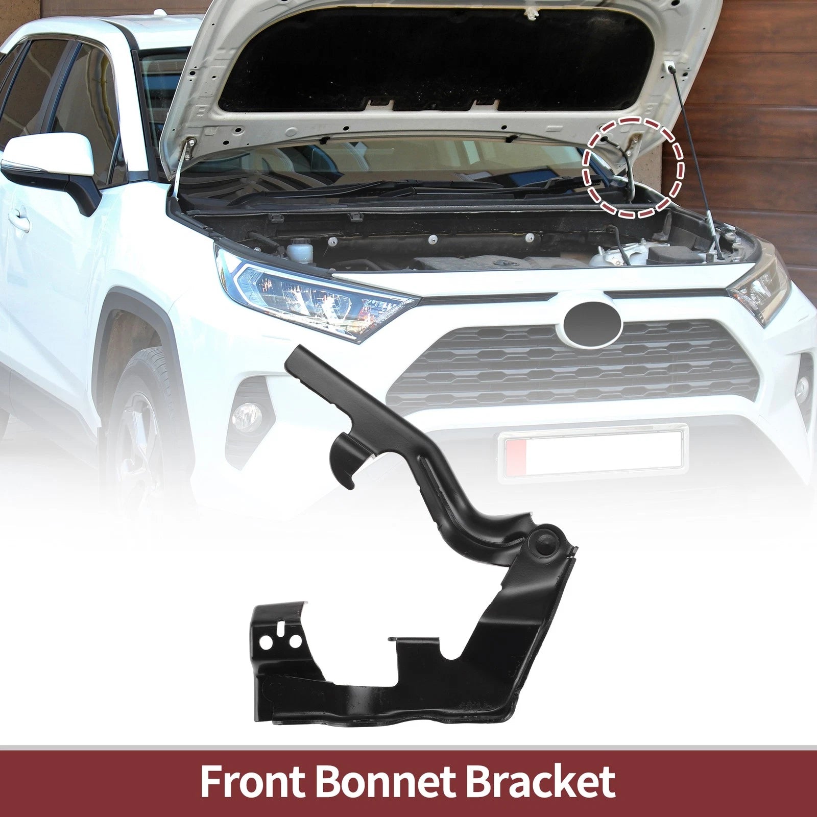 Hood Hinge Left Side Replacement for Toyota Camry (2002–2021)