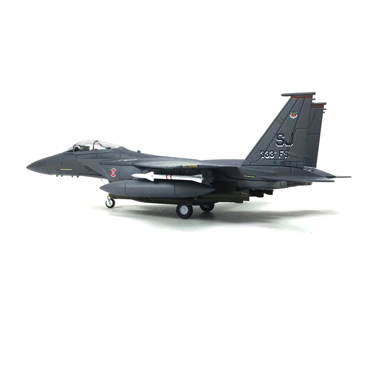1:100 F-15E Strike Eagle Alloy + ABS Aircraft Model