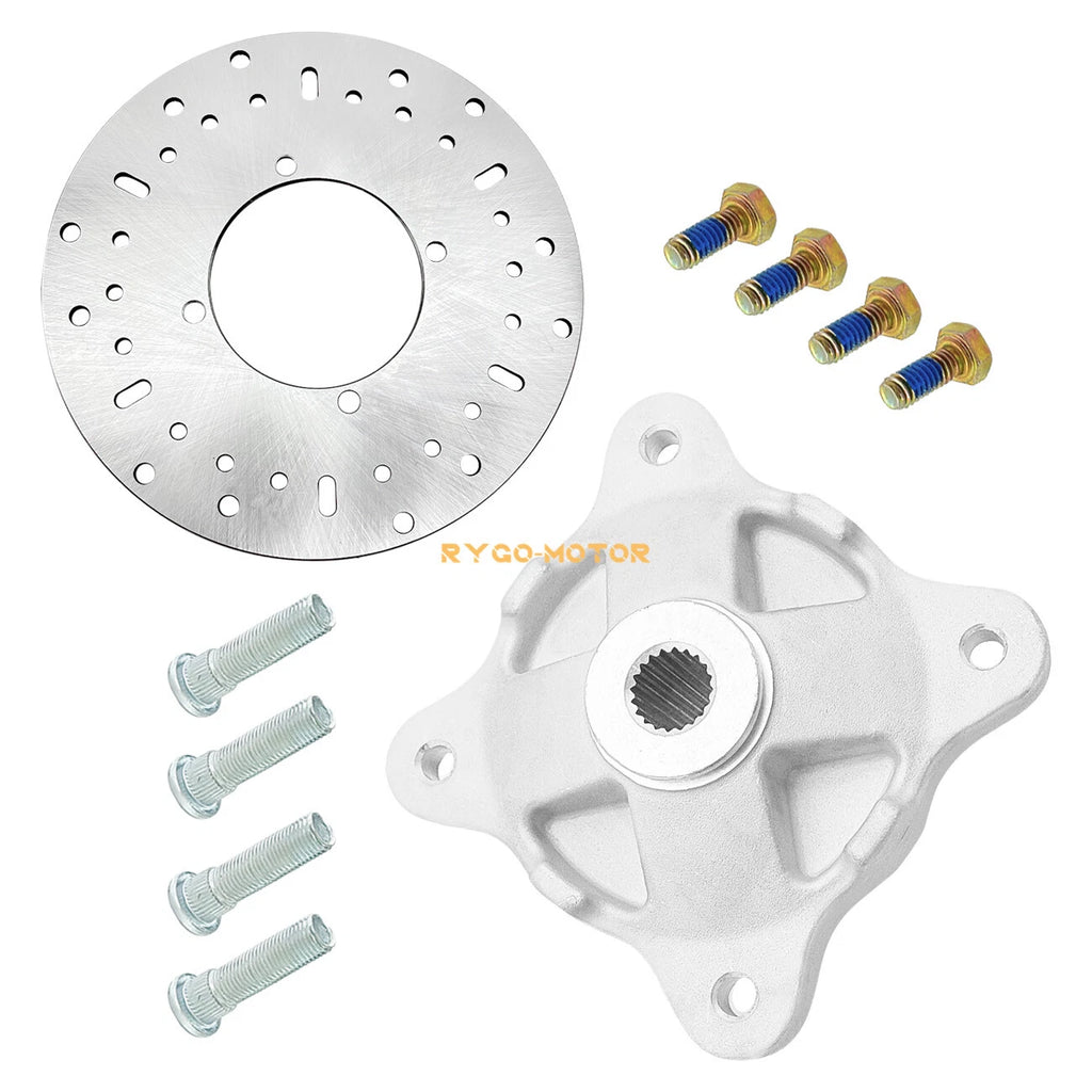 Front Wheel Hub, Studs & Brake Rotor Kit for Polaris Magnum 330 4x4 (2004–2006)