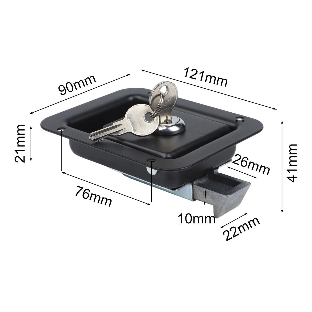 Camper Door Security Lock for Multiple Applications