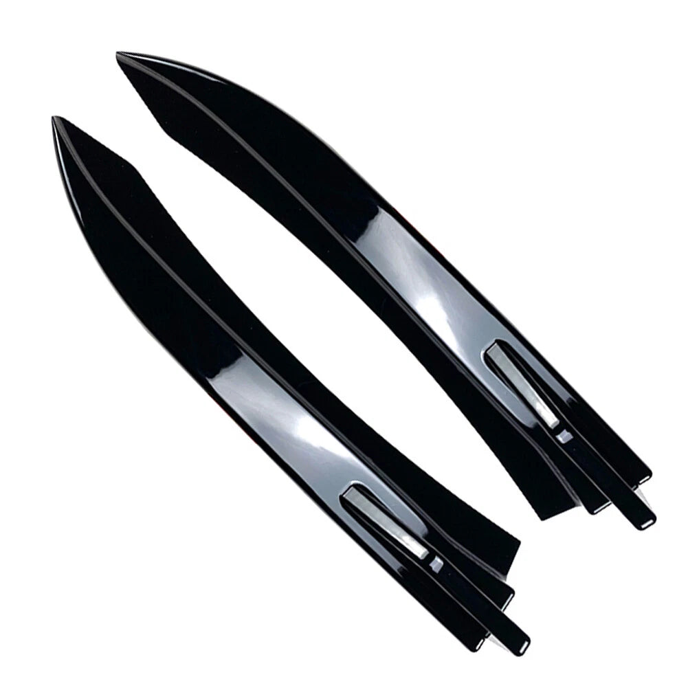 2X Rear Bumper Splitter Diffuser Canards for BMW 3 Series F30 M-Sport (2012–2018)