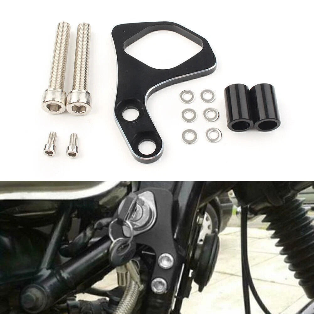 CNC Ignition Key Relocation Bracket for SE/Scrambler/Thruxton (2001–2015)