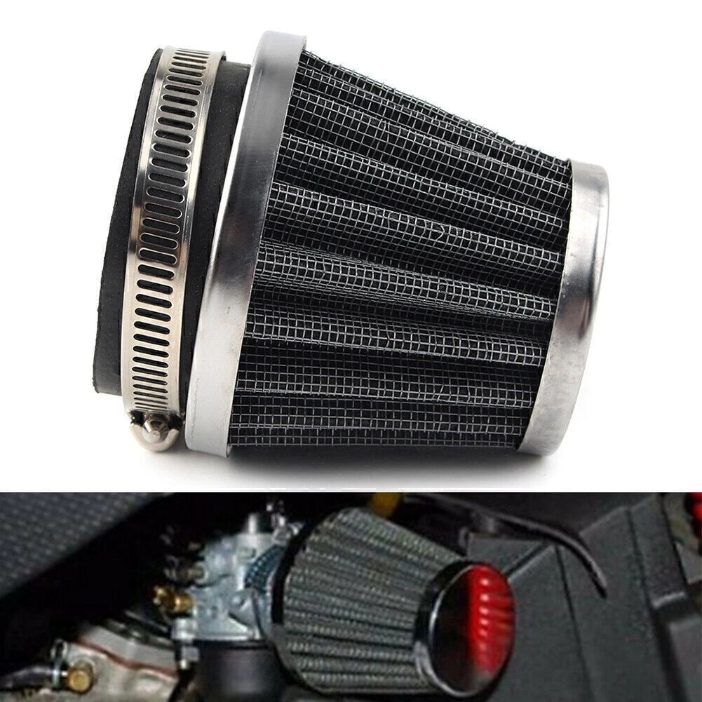 48MM Angled Red Air Filter for CRF XR 50 70 Pit Dirt Bikes (2000–2023)